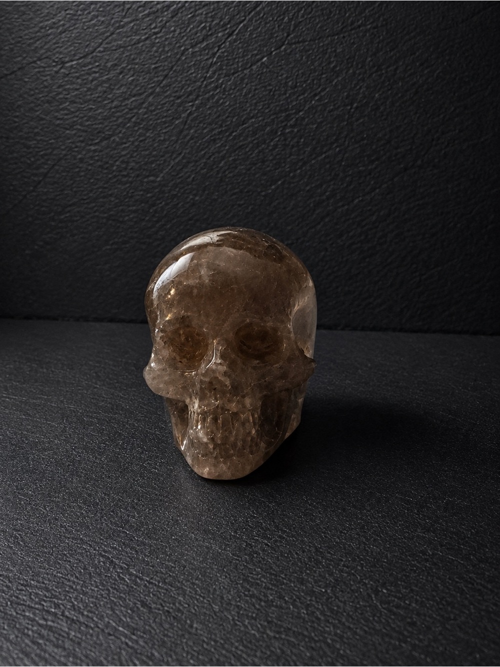 Smokey Quartz Skull